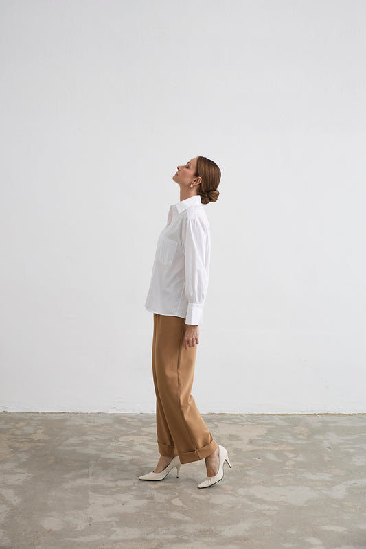 Core-Hose in Beige