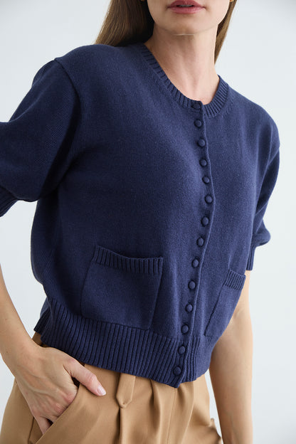 Eternal Cardigan Navy